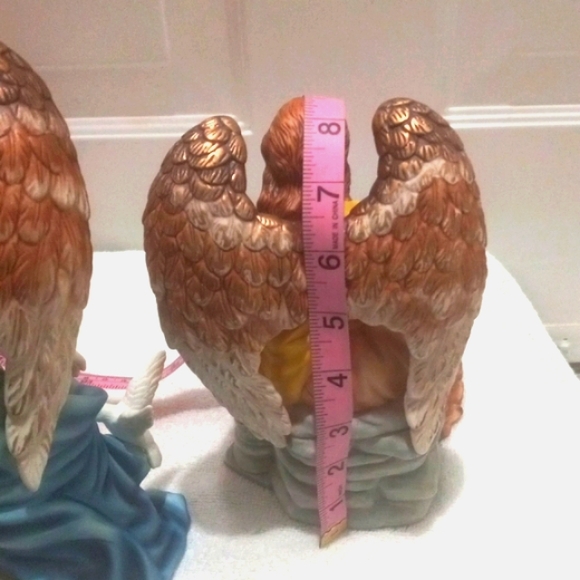Vintage Porcelain Angel Set still in box - Picture 6 of 8